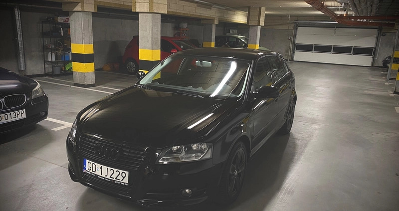 Audi A3 cena 25500 przebieg: 245000, rok produkcji 2010 z Gdańsk małe 667